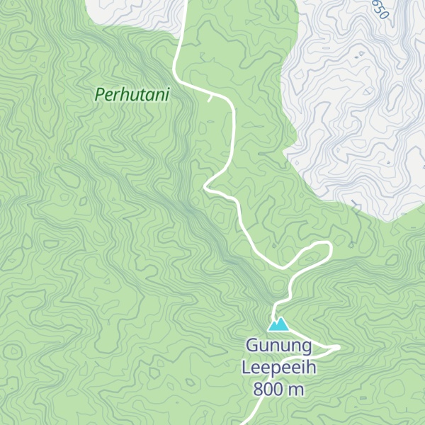 Map of Gunung Salak