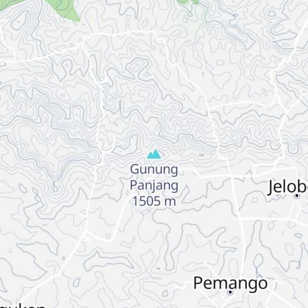 Map of Gunung Panjang