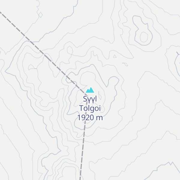 Map of Sүүl Tolgoi