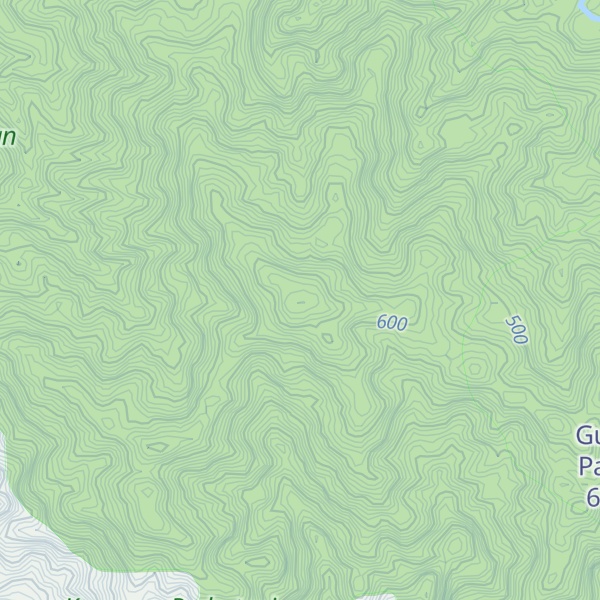 Map of Gunung Aluetengkusamad