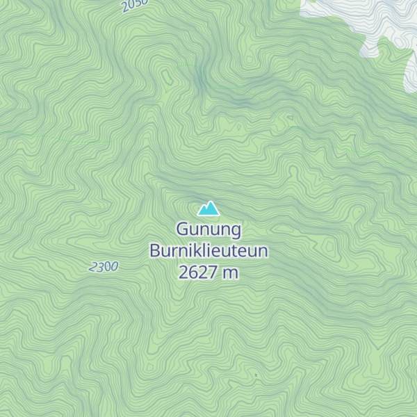 Map of Gunung Burniklieuteun