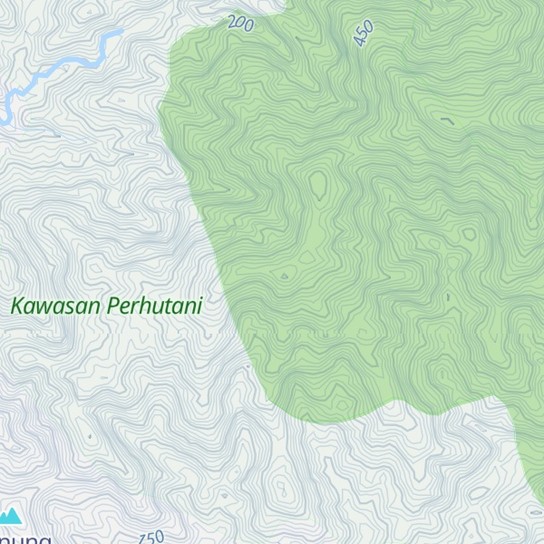 Map of Gunung Kayeeduabak
