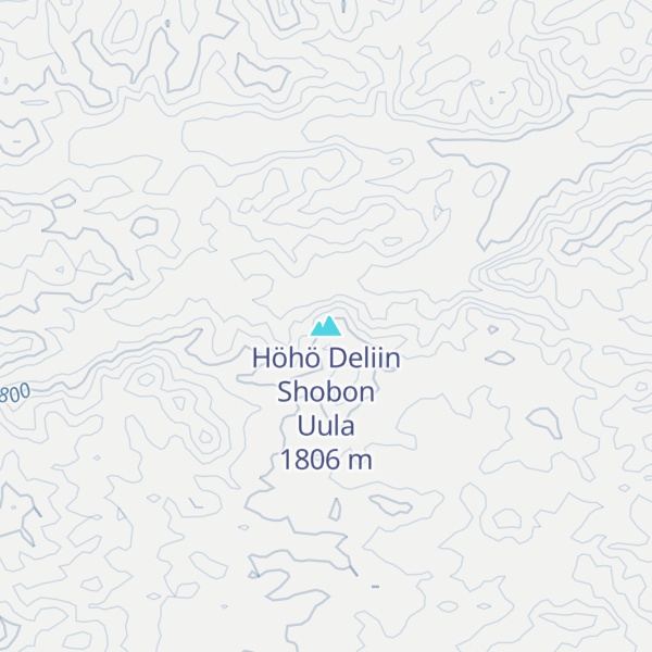 Map of Höhö Deliin Shobon Uula