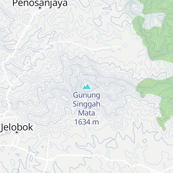 Map of Gunung Singgah Mata