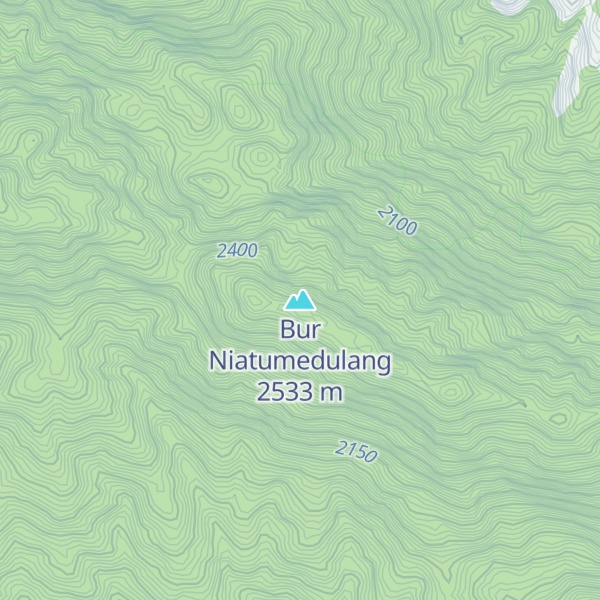 Map of Bur Niatumedulang