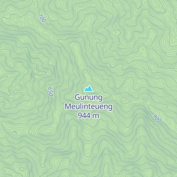Map of Gunung Meulinteueng