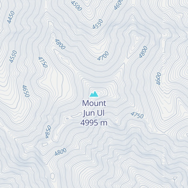 Map of Mount Jun Ul