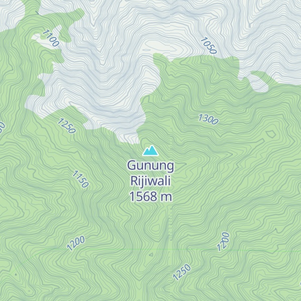 Map of Gunung Rijiwali