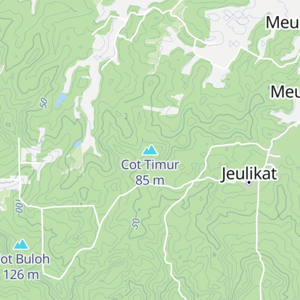 Map of Cot Timur