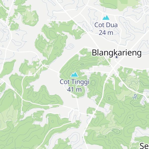 Map of Cot Tinggi