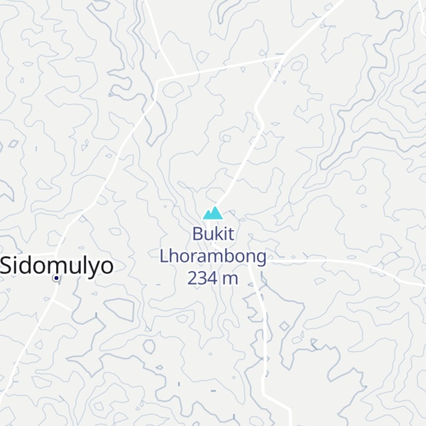 Map of Bukit Lhorambong