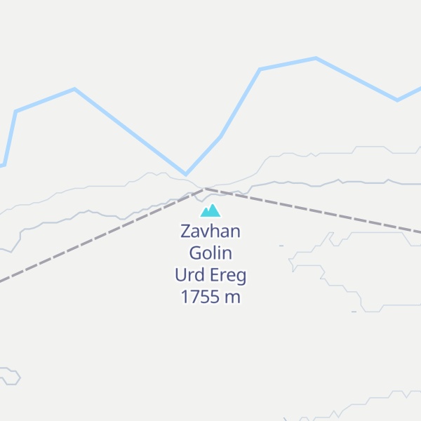 Map of Zavhan Golin Urd Ereg