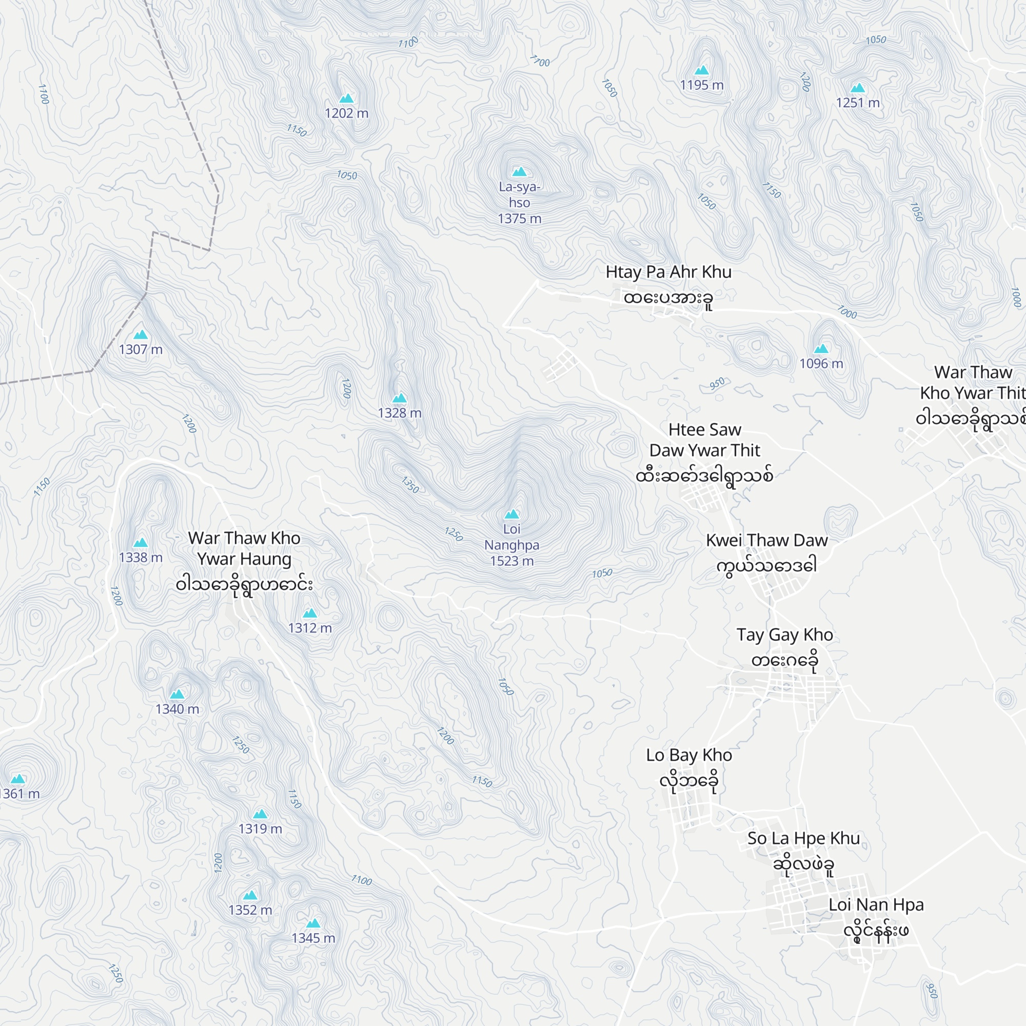 Mt. Loinanpha map