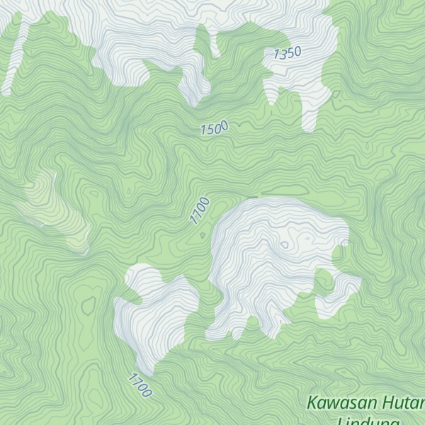 Map of Gunung Padang