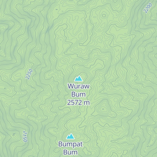Map of Wuraw Bum