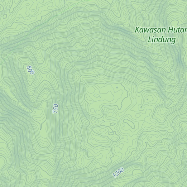 Map of Gunung Karang