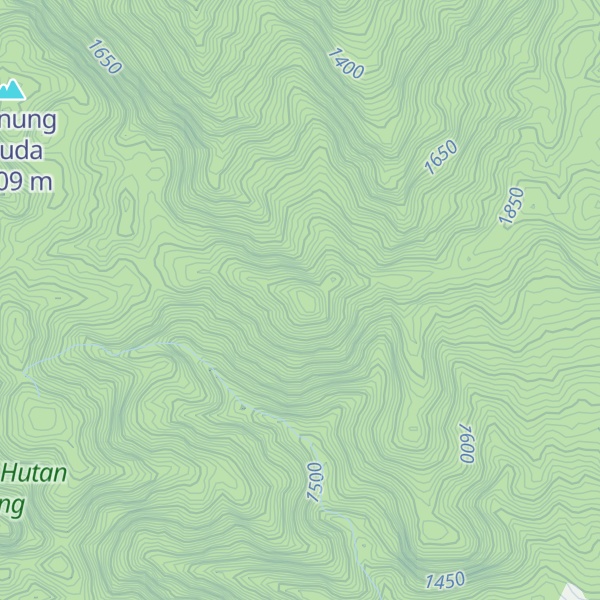 Map of Gunung Panyang
