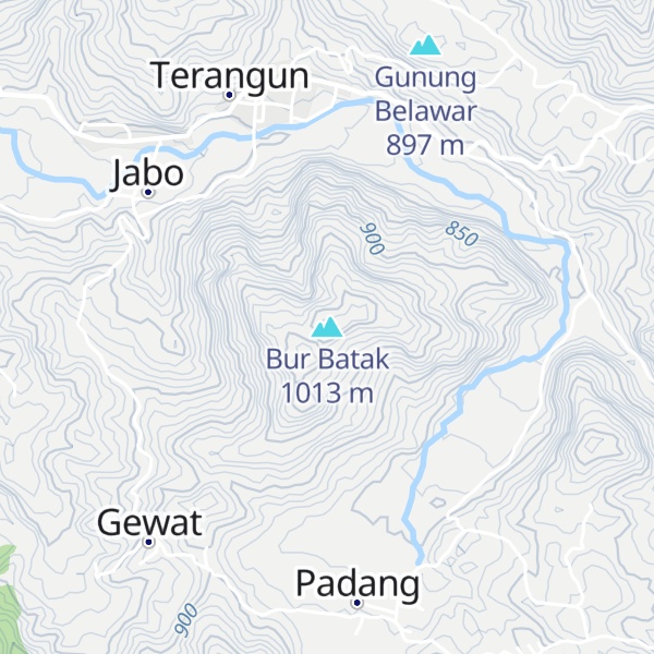 Map of Bur Batak