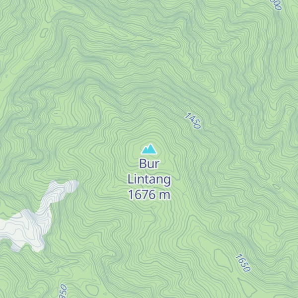 Map of Bur Lintang