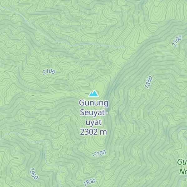 Map of Gunung Seuyat-uyat