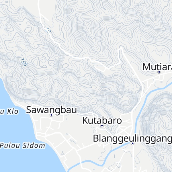 Map of Gunung Kliet