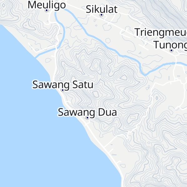 Map of Gunung Simalie