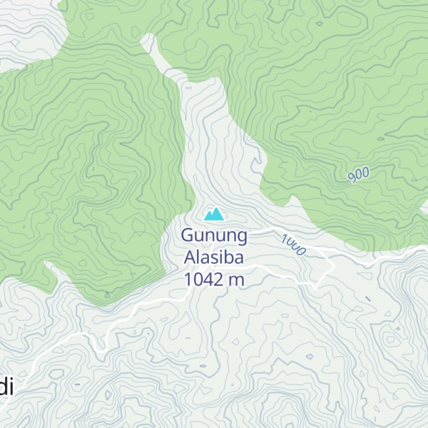 Map of Gunung Alasiba