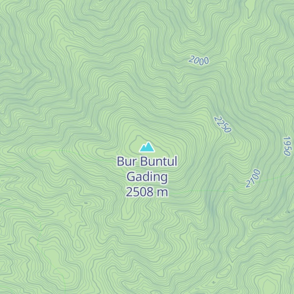 Map of Bur Buntul Gading