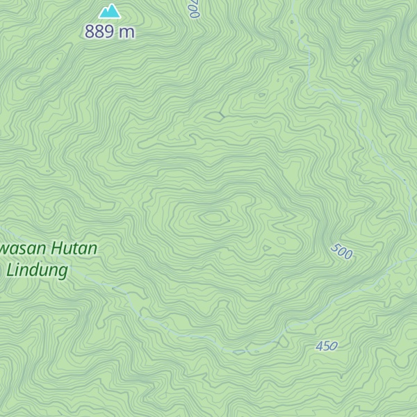 Map of Burni Damar Kekang