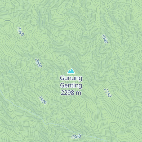 Map of Gunung Genting