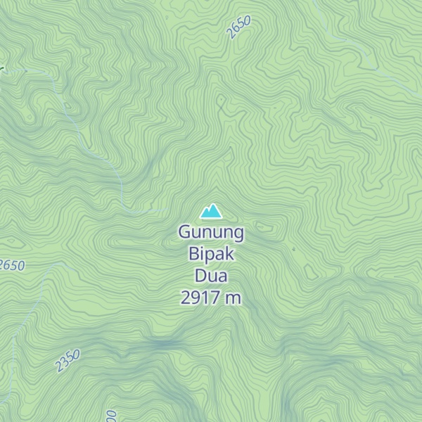 Map of Gunung Bipak Dua