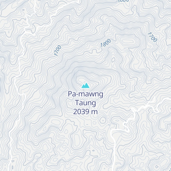 Map of Pa-mawng Taung