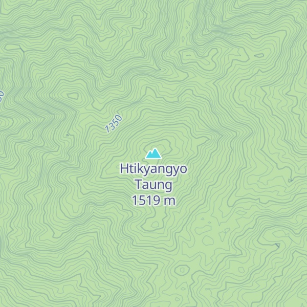 Map of Htikyangyo Taung
