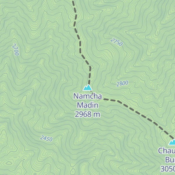 Map of Namcha Madin