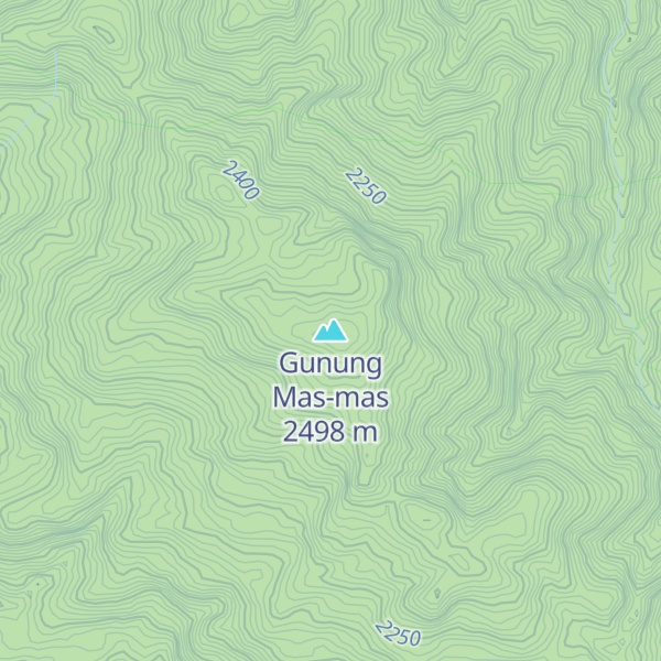 Map of Gunung Mas-mas
