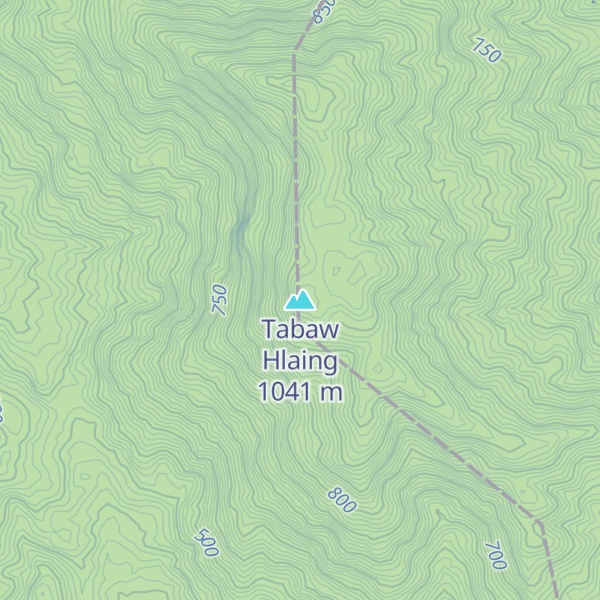 Map of Tabaw Hlaing