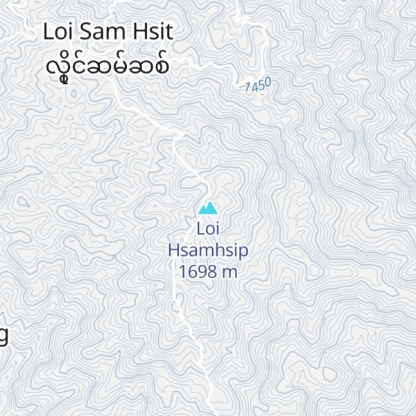 Map of Loi Hsamhsip