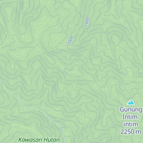 Map of Bur Alur Gelung