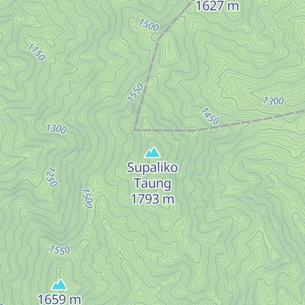 Map of Supaliko Taung