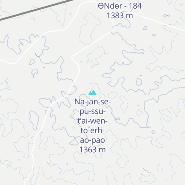 Map of Na-jan-se-pu-ssu-t’ai-wen-to-erh-ao-pao