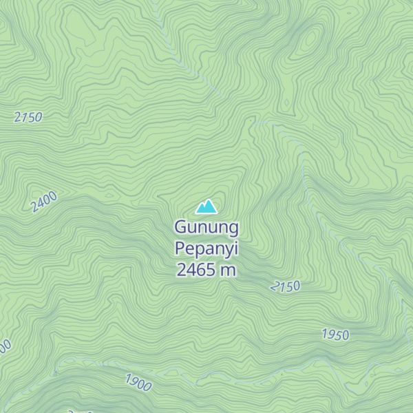 Map of Gunung Pepanyi