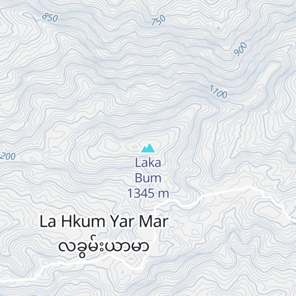 Map of Laka Bum