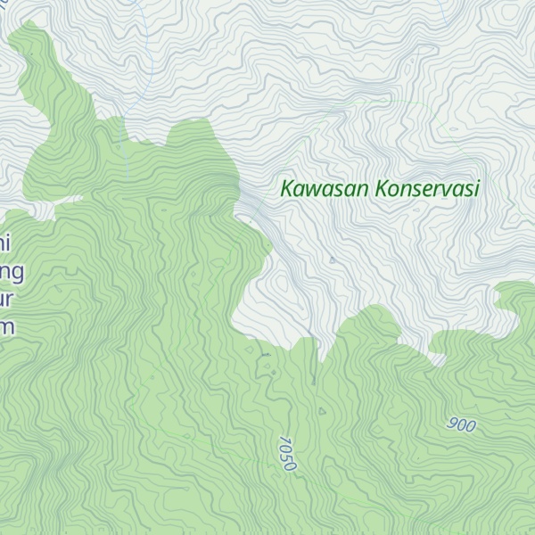 Map of Gunung Batukundul