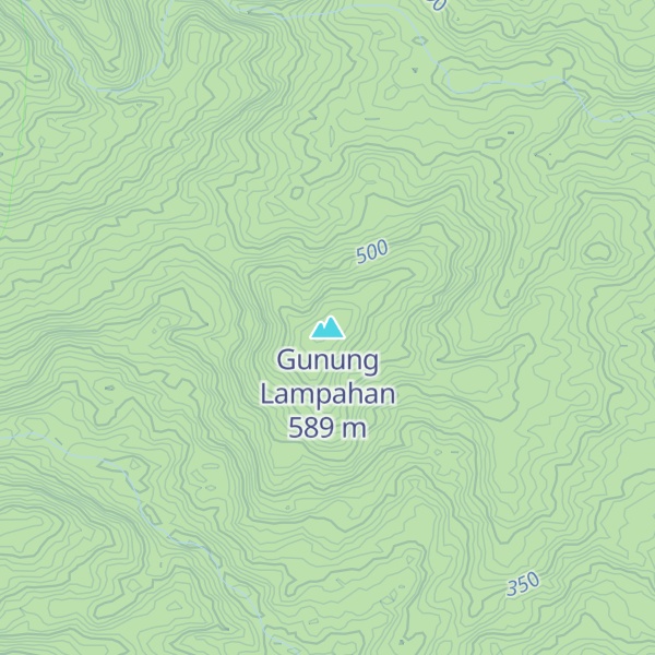 Map of Gunung Lampahan