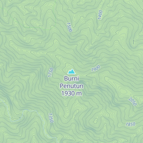 Map of Burni Penutun