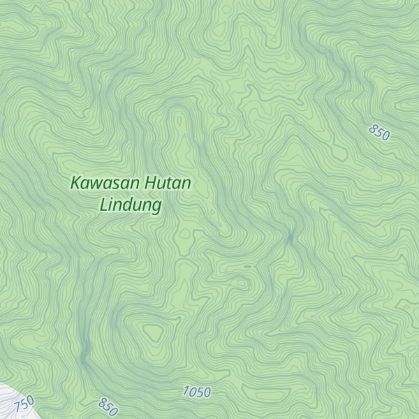 Map of Gunung Topi