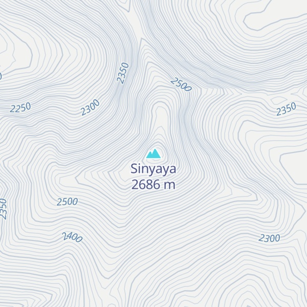 Map of Sinyaya