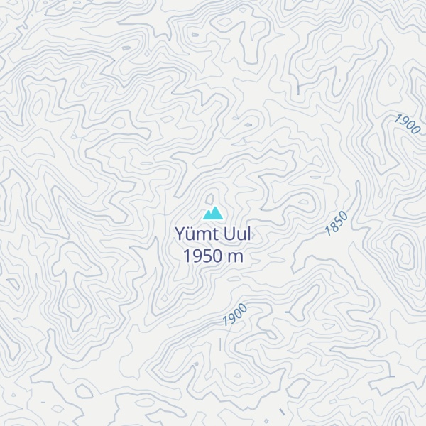 Map of Yümt Uul