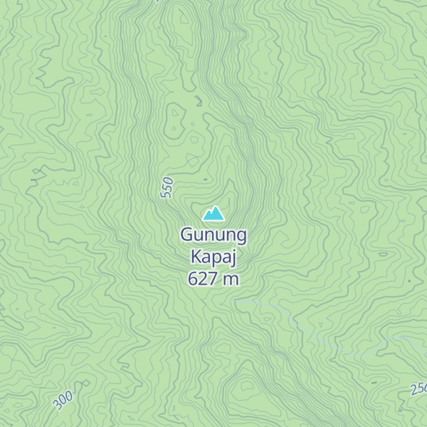 Map of Gunung Kapaj