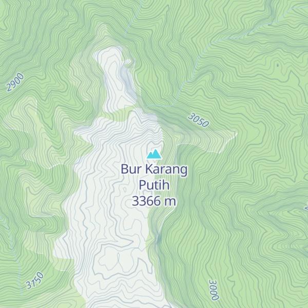 Map of Bur Karang Putih